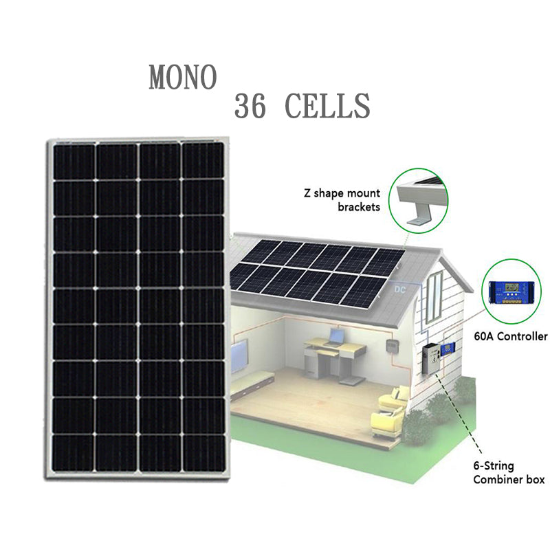 3040W 12/24V MONO SOLAR PANEL Kit