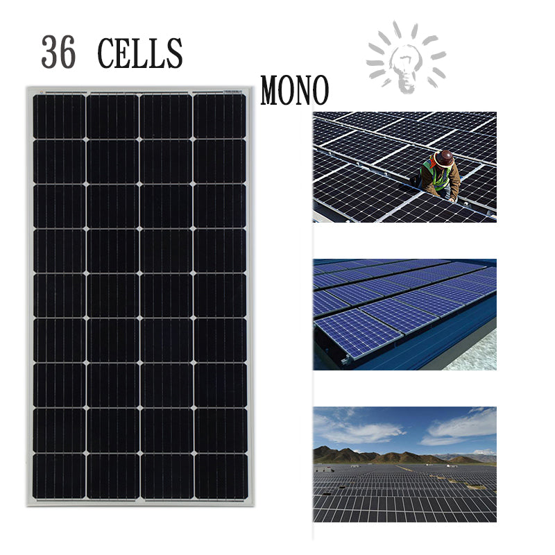 190W 12V MONO SOLAR PANEL Kit