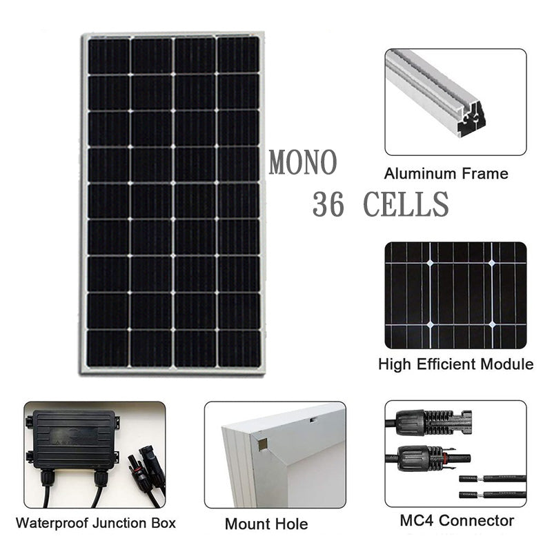 3040W 12/24V MONO SOLAR PANEL Kit