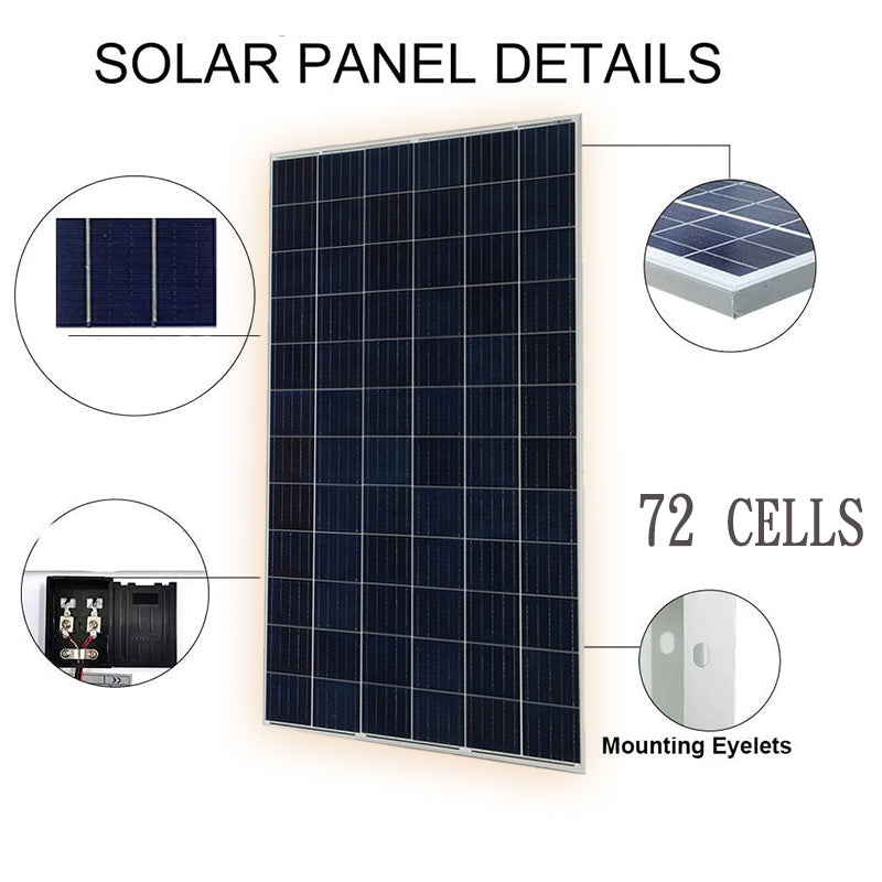 1200W 12V MONO SOLAR PANEL Kit